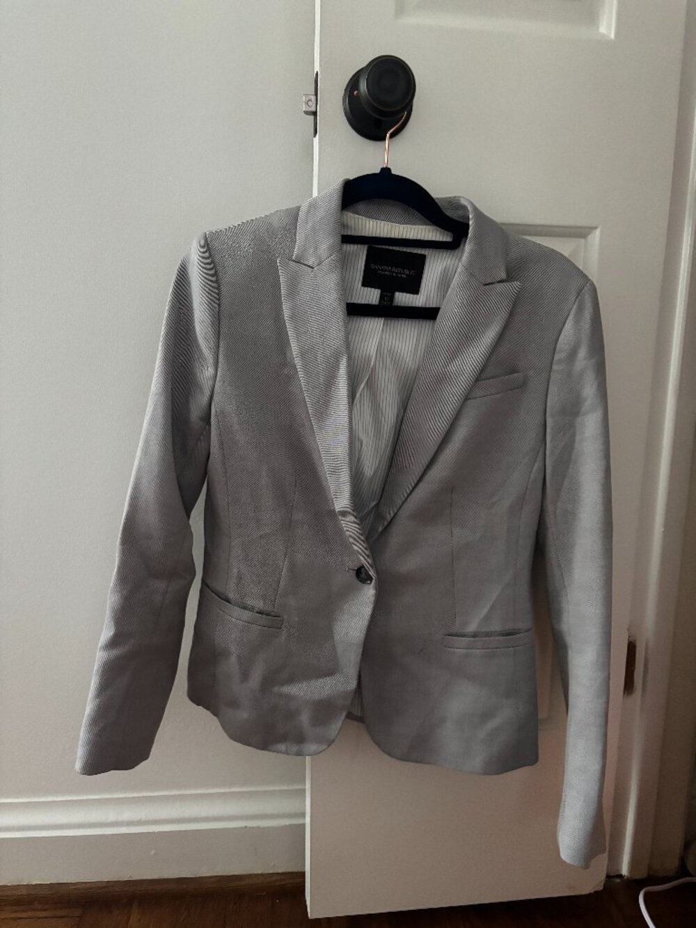 Banana Republic Gray Classic Blazer